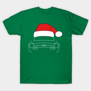 Triumph TR6 classic car Christmas hat edition white T-Shirt